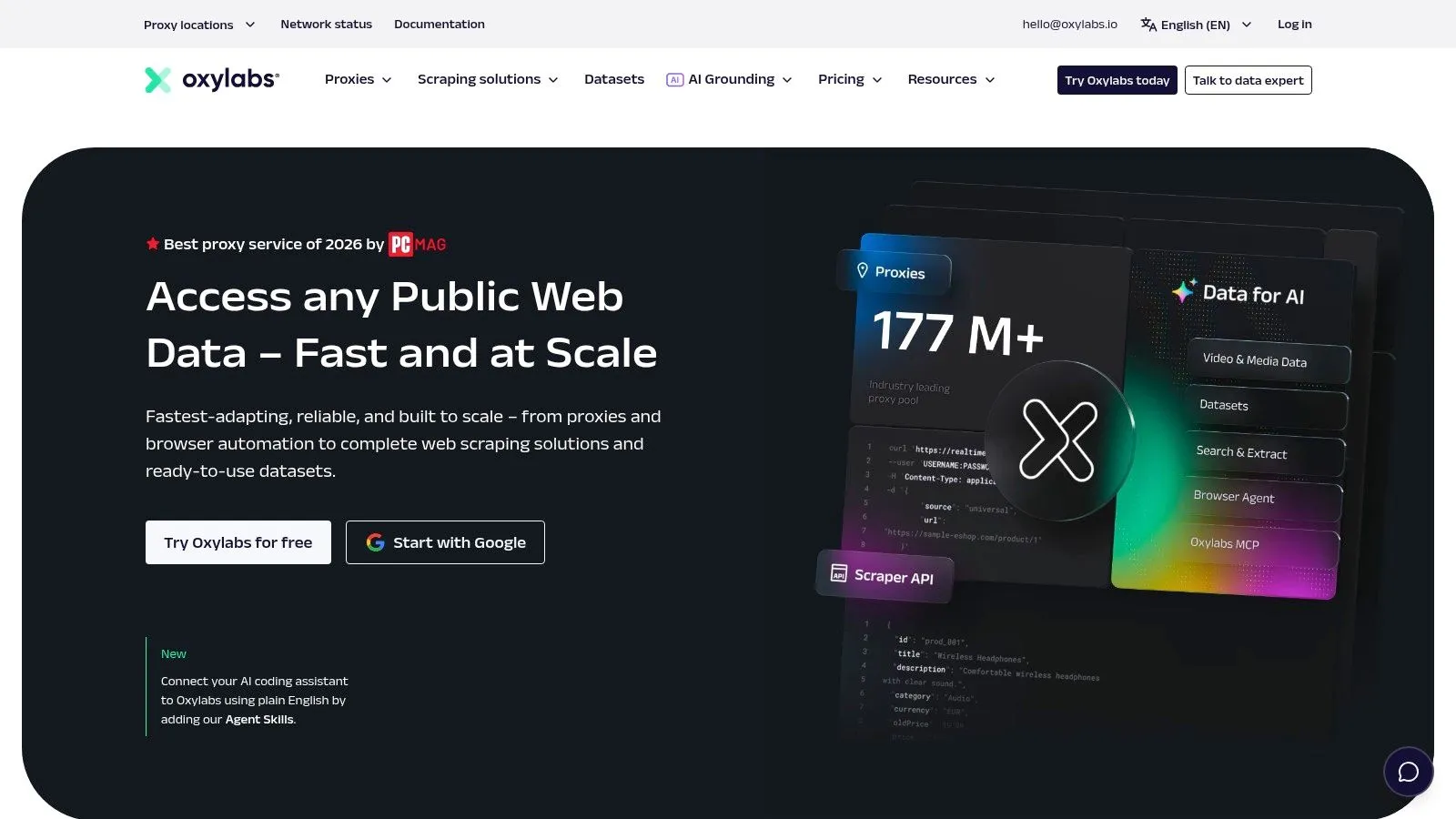 Oxylabs, Web Scraper API