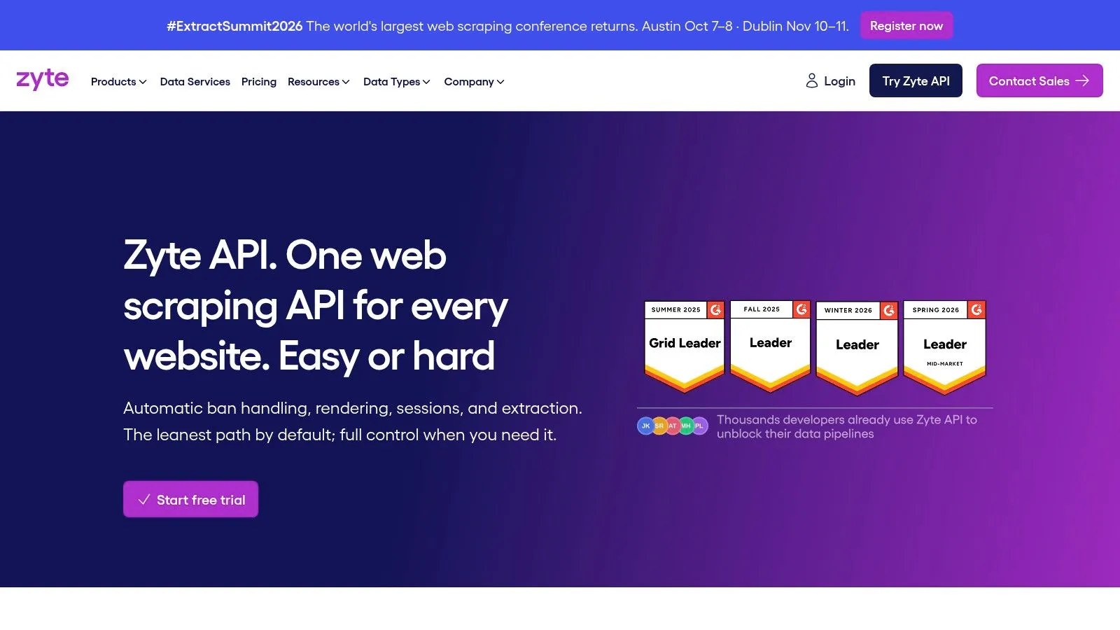 Zyte API (by Zyte)